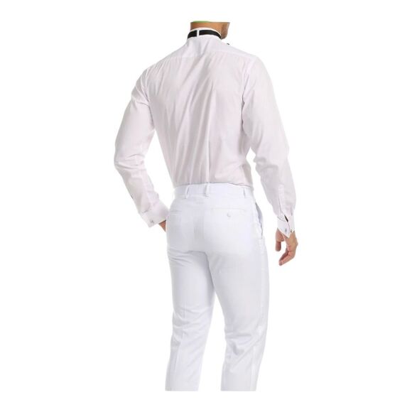 FERRECCI MEN'S RENO WHITE SLIM FIT SHAWL LAPEL 2 PIECE TUXEDO. RENO - Picture 11 of 11